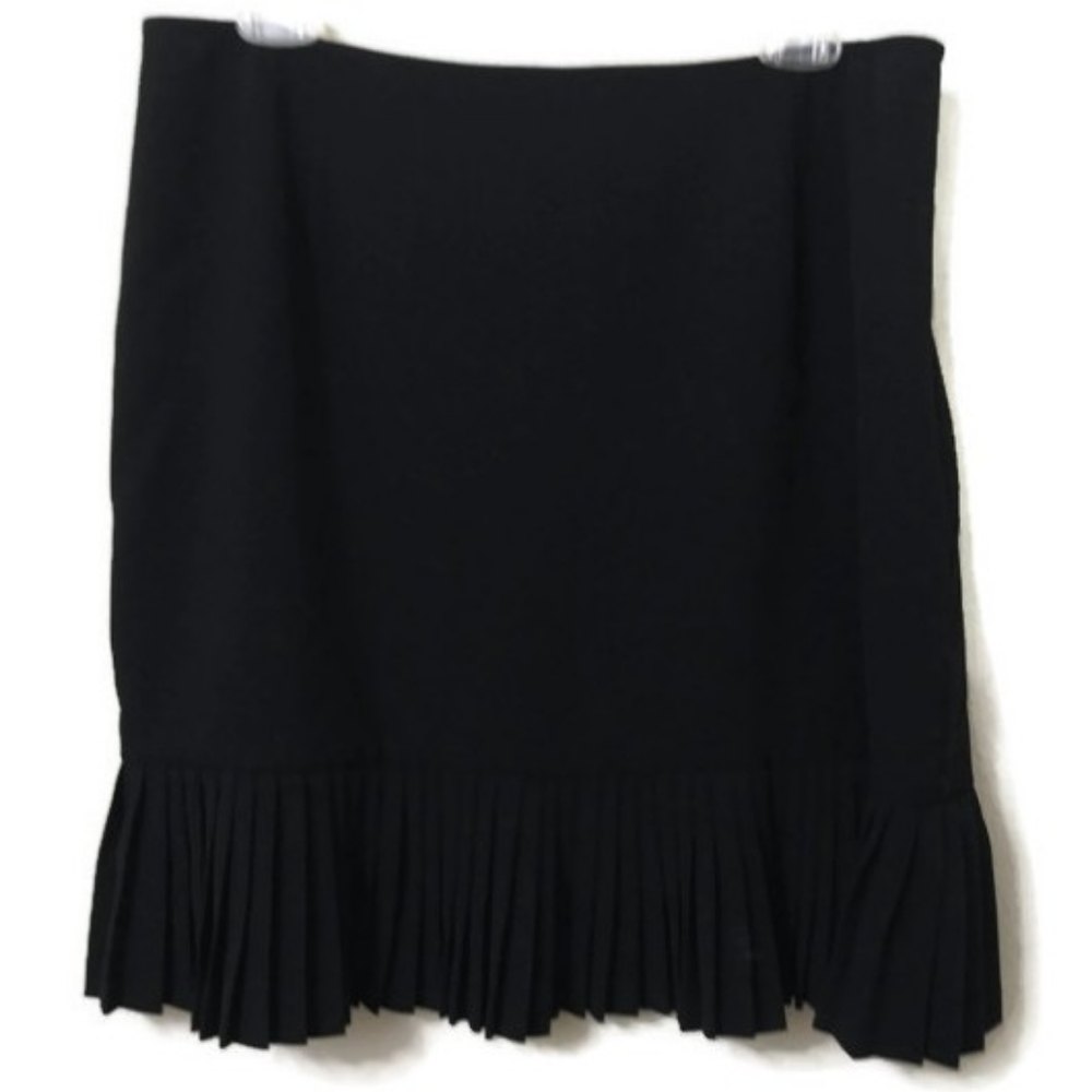 Pantology Black Skirt Ruffle Hem Size 14